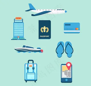 旅行元素矢量