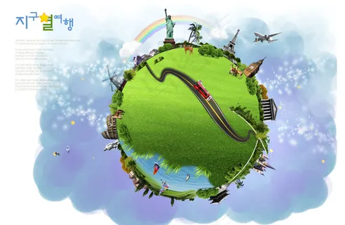 创意地球建筑 创意地球建筑