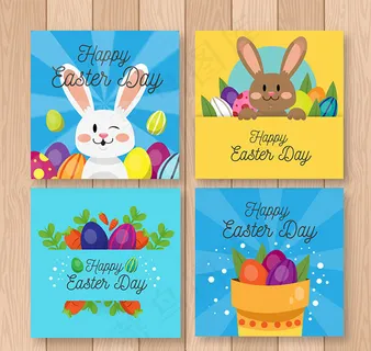 可爱复活节卡片