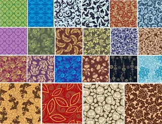 欧式古典花纹平铺