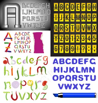 不同的英文字母