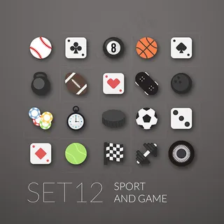 体育项目图标,免抠元素