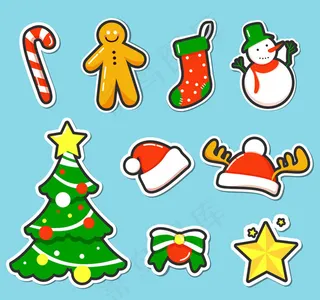 圣诞节贴纸