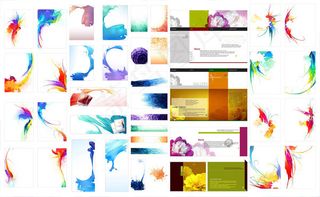 喷溅效果与花纹