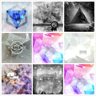 几何背景设计矢量