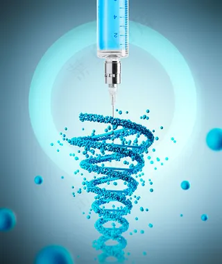 针管分子医学科技,背景元素
