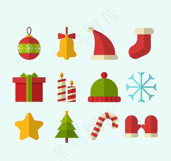 圣诞节图标,免抠元素