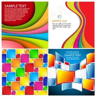 五颜六色的背景,背景元素