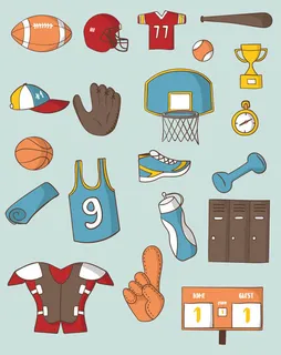 运动主题图标,免抠元素 运动主题图标,免抠元素