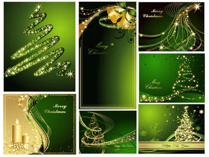 梦幻圣诞背景3,背景元素