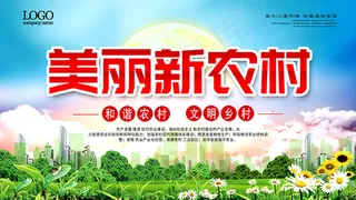 美丽新农村宣传栏