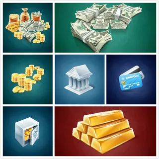 金融货币矢量 金融货币矢量