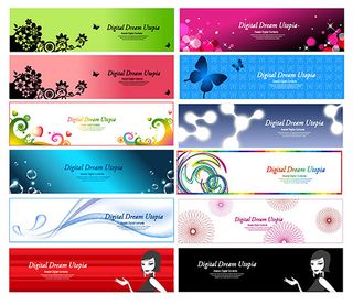 时尚花纹BANNER-8