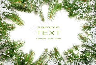 圣诞节饰物边框