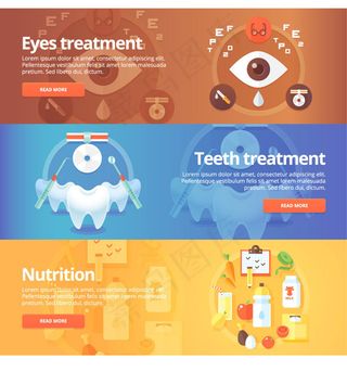 医疗保健网页横幅