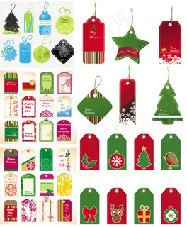 圣诞节标签,免抠元素