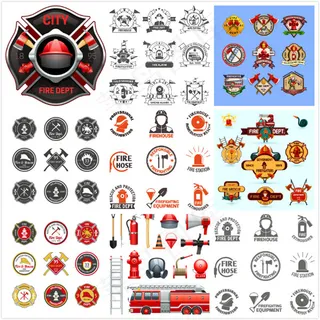 消防主题图标,免抠元素