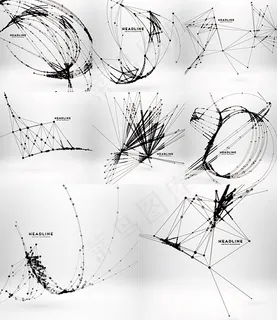 潮流圆点与线条 潮流圆点与线条