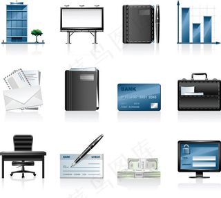 商业金融图标,免抠元素