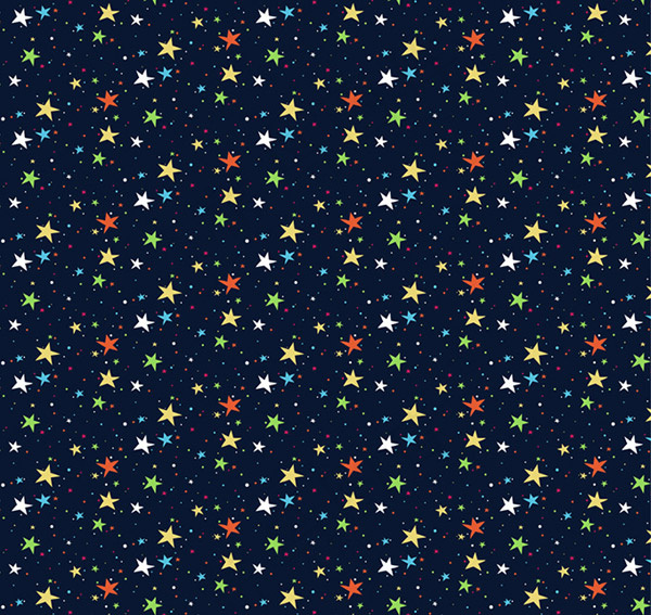 缤纷星星无缝背景