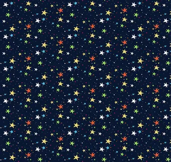 缤纷星星无缝背景 缤纷星星无缝背景