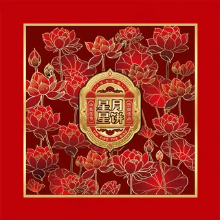 星星月饼盒包装