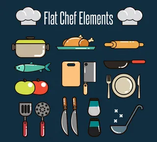 扁平化厨房用品