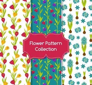 花枝无缝背景矢量