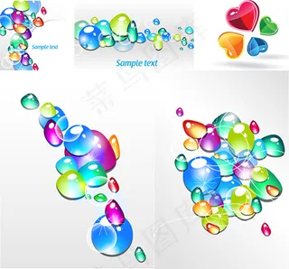 荧光闪烁绚丽宝石