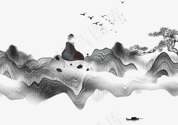 中国风景插画