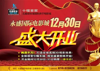 电影城盛大开业