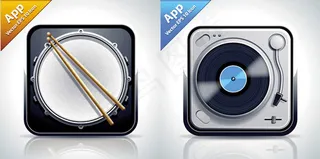 音乐器具图标,免抠元素