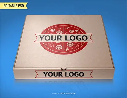 Pizza纸盒样机