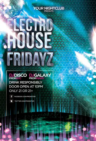 俱乐部酒吧海报