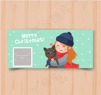 圣诞女孩脸书封面