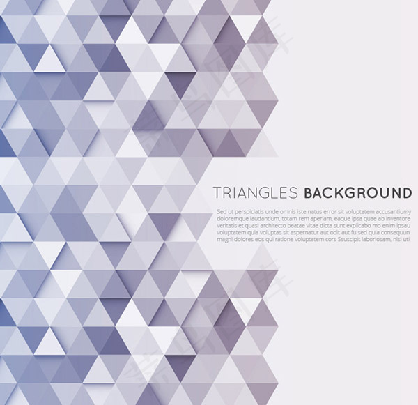 三角形拼接背景