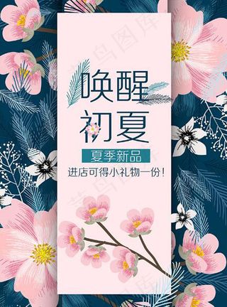 唤醒初夏促销海报