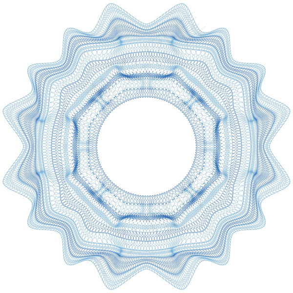 无缝证书防伪花纹