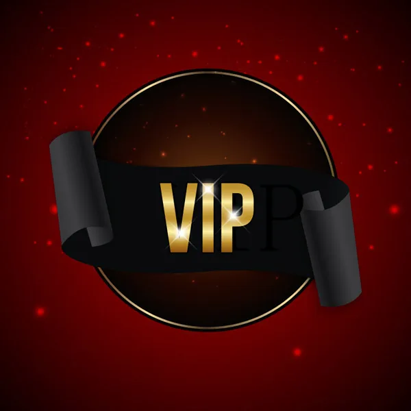 黑色VIP丝带条幅ai矢量模版下载