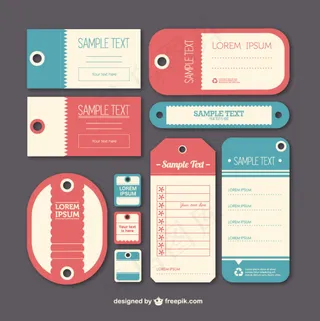 创意标签设计,免抠元素