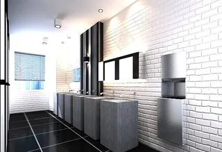 公共卫生间模型