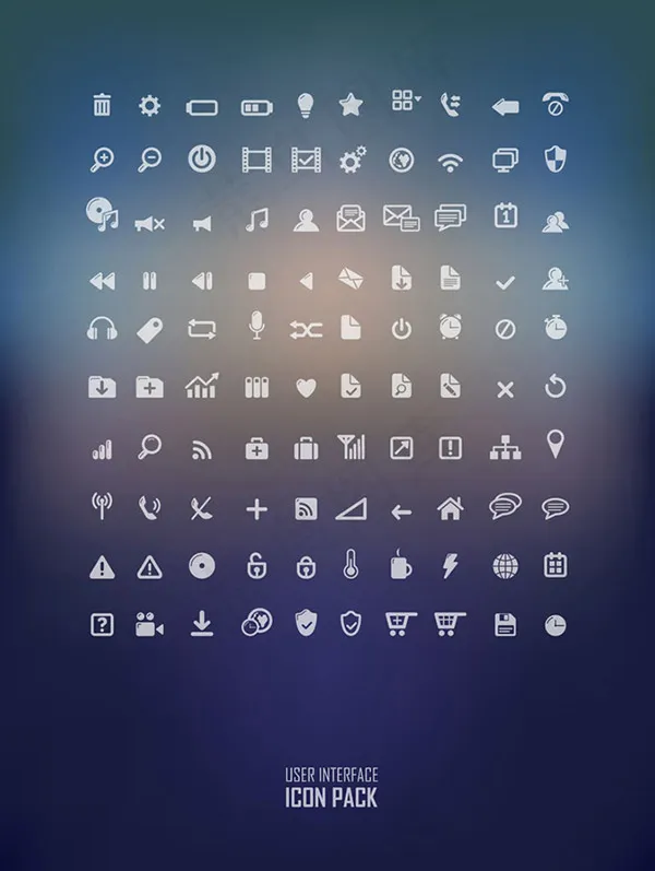 简洁线性图标,免抠元素