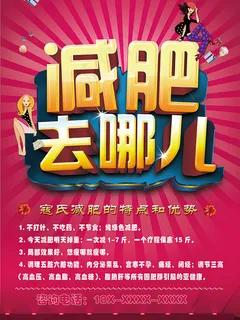 减肥去哪儿海报