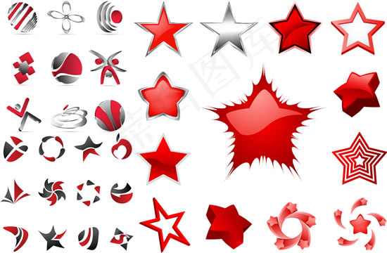 创意立体图标,免抠元素