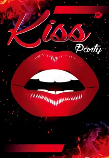 酒吧KISS派对海报 酒吧KISS派对海报