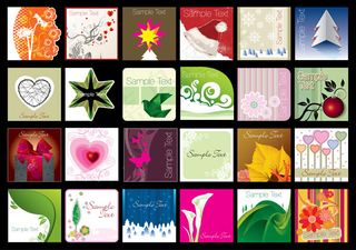 多款可爱背景,背景元素