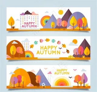 秋季风景banner