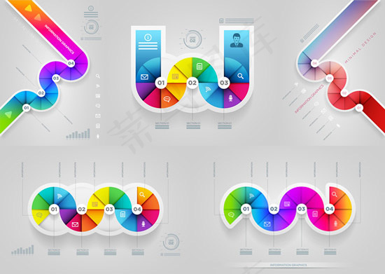 渐变创意标签,免抠元素