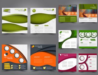 几何元素画册版式