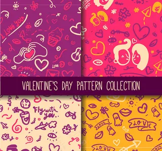 情人节元素无缝背景